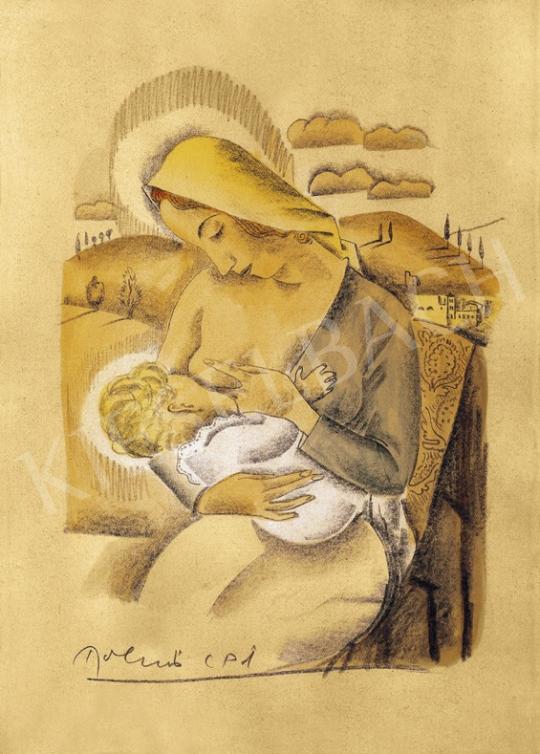  Molnár C. Pál - Madonna itáliai tájban | 27. Aukció aukció / 168 tétel