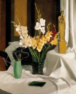  Kontuly, Béla - Still Life with Gladioli, 1935 