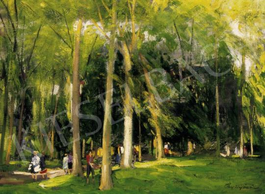  Fáy, Győző - Walk on Margaret Island | 27th Auction auction / 170 Lot
