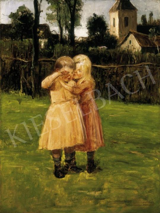  Munkácsy, Mihály - Sisters (The First Tears, Don't Cry!) | 27th Auction auction / 217 Lot