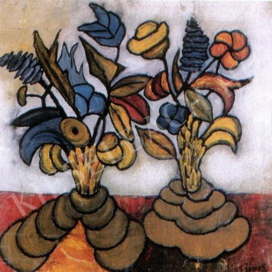  Balázs János - Virágok festménye