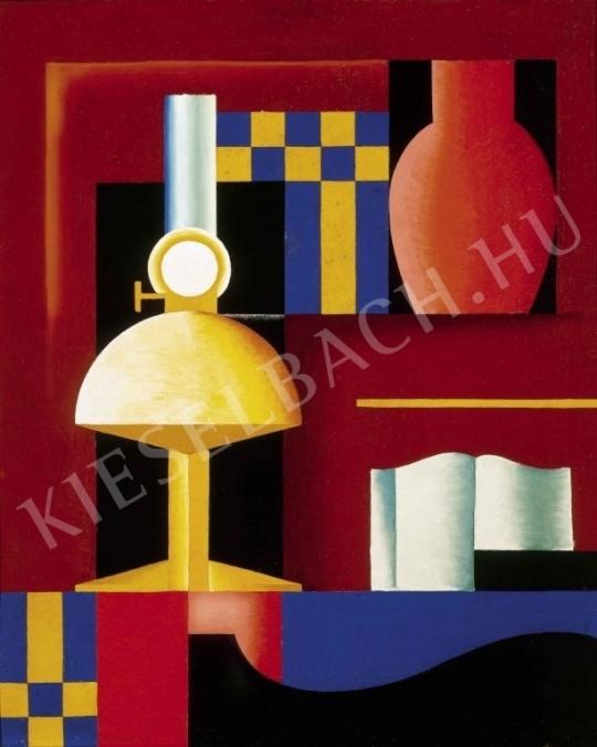  Bortnyik, Sándor - Composition with a Lamp, 1923 painting