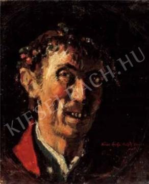  Rudnay, Gyula - Self-Portrait Laughing, Late 1910s painting
