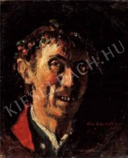  Rudnay, Gyula - Self-Portrait Laughing, Late 1910s 