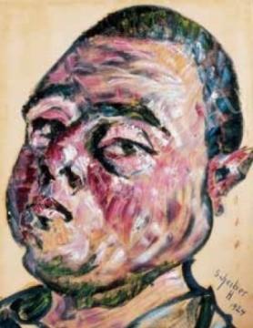  Scheiber, Hugó - Self-Portrait, 1924 painting