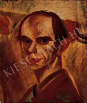 Derkovits Gyula - Önarckép, 1926 festménye