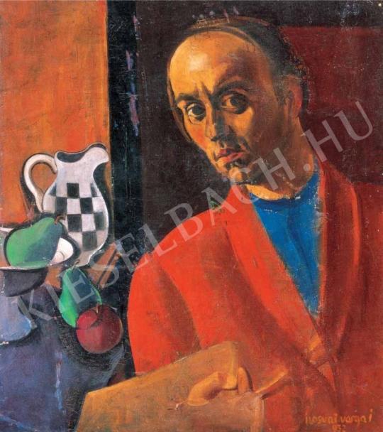  Ilosvai Varga István - Önarckép (Első önarckép), 1932 festménye