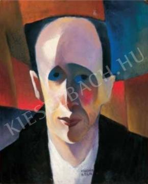  Kádár Béla - Önarckép, 1920-as évek festménye