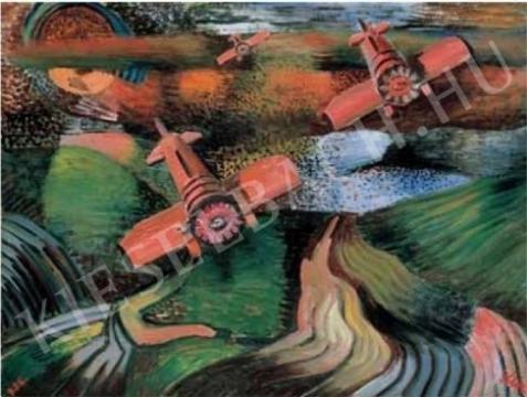 Klie, Zoltán - 'Iron Birds', 1935 painting