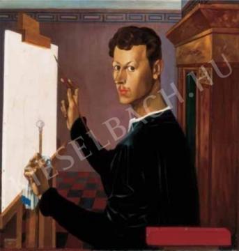 Medveczky, Jenő - Self-Portrait, 1929 painting