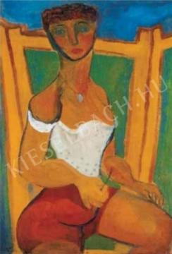  Anna, Margit - Self-Portrait in a Bathing-Suit, 1939 painting