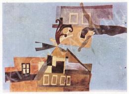 Vajda, Lajos - Houses with a Crucifix in Szentendre, 1937 