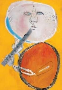  Anna, Margit - Playing the Recorder, 1947 
