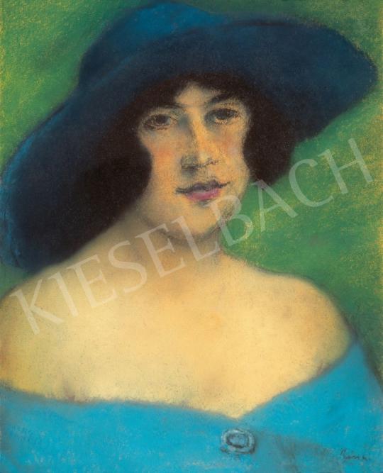 Rippl-Rónai, József - Girl in a Blue Hat, 1922-23 | 28th Auction auction / 25 Lot