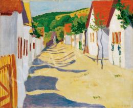 Pap, Géza - Sunlit Street, 1909 