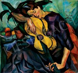  Perlrott Csaba, Vilmos - Girl with a Guitar, 1911 