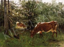 Blaas, Julius von - Cows in the Forest 