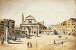  Wágner Sándor - Firenze (Piazza Santa Maria Novella) 