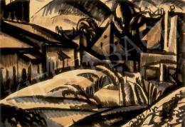 Uitz, Béla - Expressionist landscape, 1918 