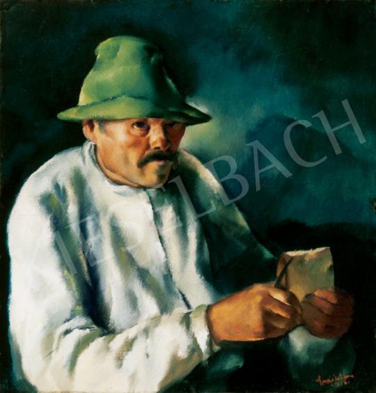 Erdélyi Ferenc - Kalapos férfi, 1930 | 28. Aukció aukció / 124 tétel