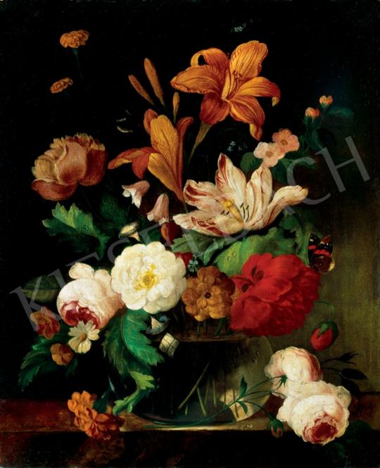 Unknown Hungarian painter - Still Life of Flowers | 28th Auction auction / 163 Lot