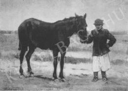 Deák Ébner, Lajos - Man with Horse 