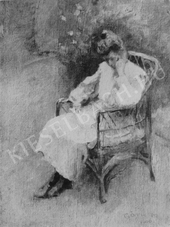 Góth, Móricz - Contemplation painting