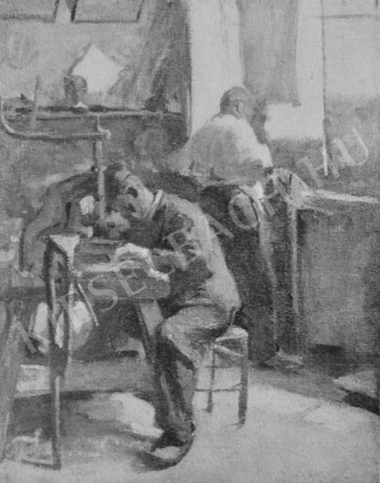 Góth, Móricz - In the Workshop painting