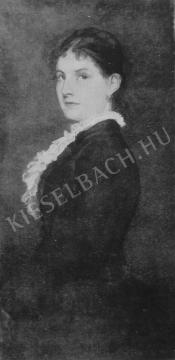  Lotz Károly - Női arckép festménye