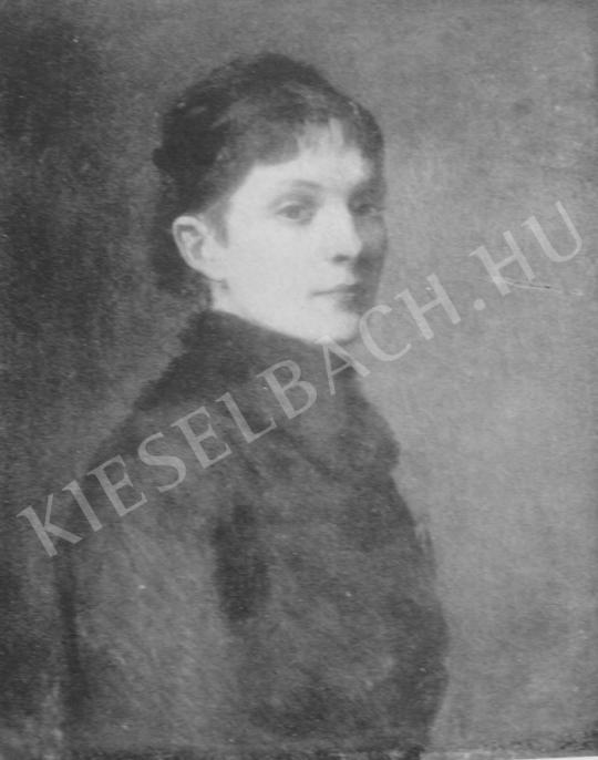  Lotz Károly - Női arckép festménye