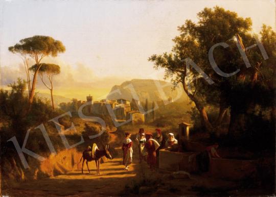 Markó, András - Meeting by the Well in Italian Landscape | 23rd Auction auction / 131 Lot