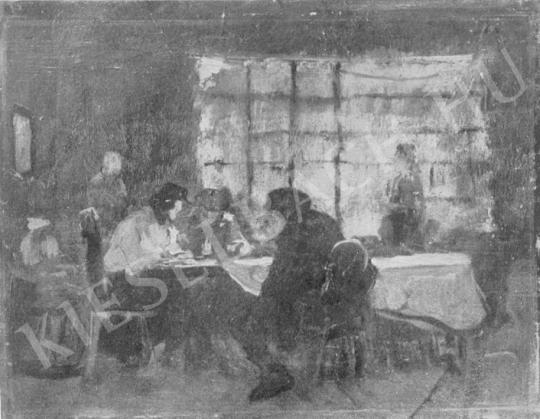  Munkácsy, Mihály - Pub Scene painting