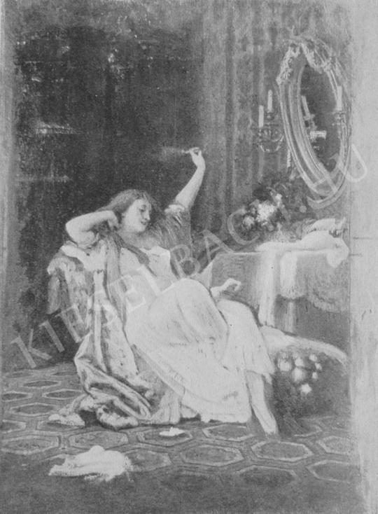 Székely Bertalan - A könnyelmű nő élete c. hármas kép középső része festménye