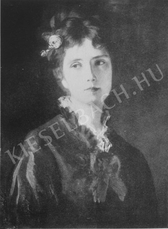 Székely, Bertalan - Portrait of a Woman painting