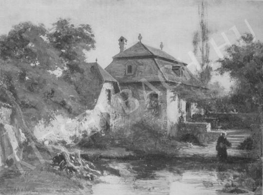 Székely, Bertalan - Old Castle painting