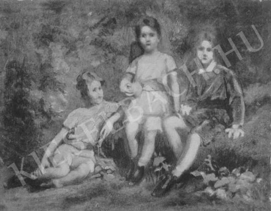 Székely, Bertalan - Study to the Pfeifer-Children painting
