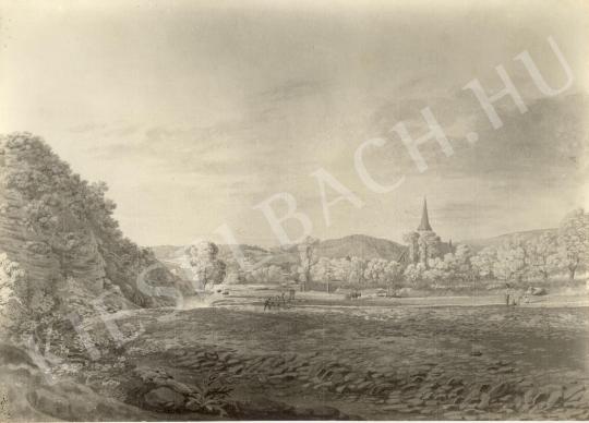 Unknown painter - Landscape with Church painting