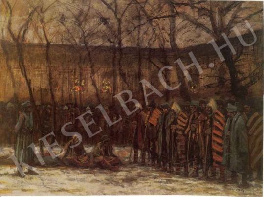  Mednyánszky, László - The Christmas of Prisoners of War painting