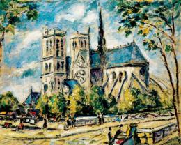  Bertalan, Albert - The Notre Dame in Paris 