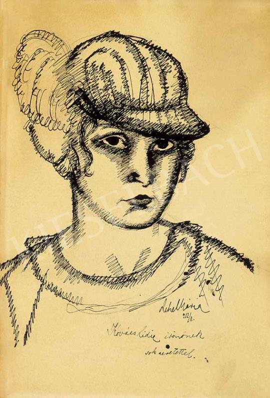 Lehel, Mária - Lady in a Hat, 1912 | 29th Auction auction / 18 Lot