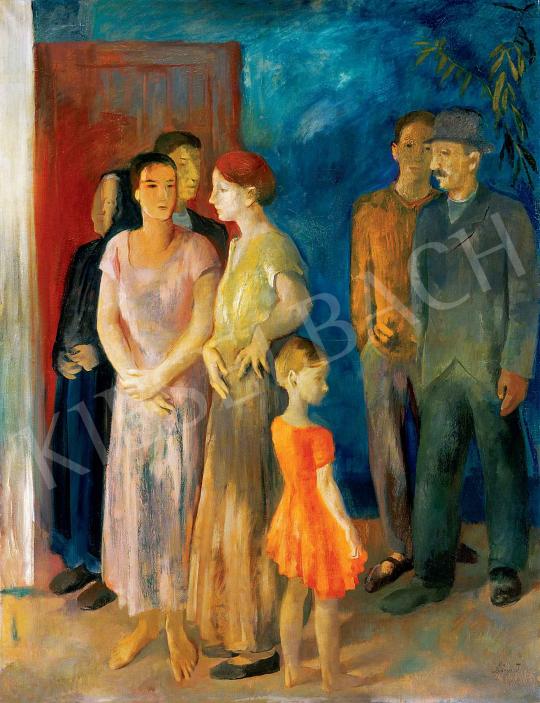  Szőnyi, István - In Conversation (Villagers), 1932 | 29th Auction auction / 37 Lot