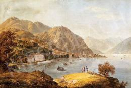  Rebell, Joseph - Hikers by the Lake Como, 1811 