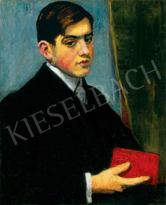  Basch Andor - Fiatalember piros könyvvel, 1908 | 29. Aukció aukció / 52 tétel