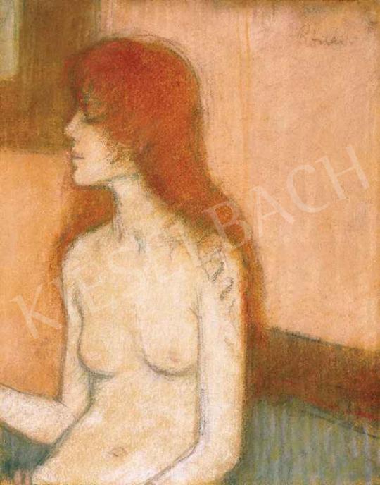 Rippl-Rónai, József - Red- Haired Sitting Nude, 1891 | 29th Auction auction / 103 Lot