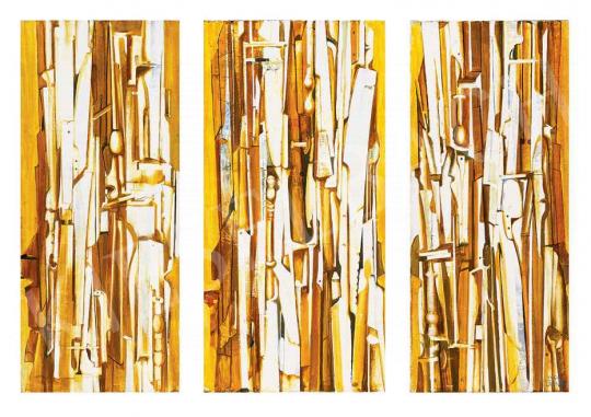 Lakner, László - Tryptich (Hommage a Louise Nevelson) | 29th Auction auction / 117 Lot