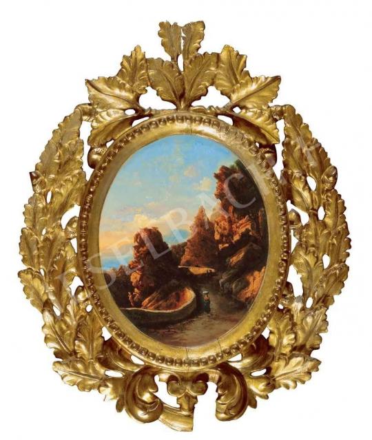 Ifj. Markó, Károly jr. - Northern Italian Landscape, 1865 painting