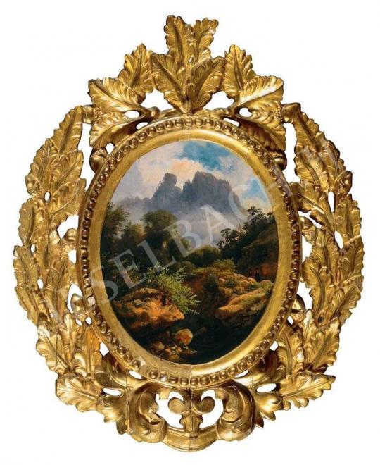 Ifj. Markó Károly - Itáliai tengerparti táj, 1865 | 29. Aukció aukció / 219 tétel