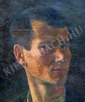 Döbröczöni, Kálmán - Self-Portrait painting