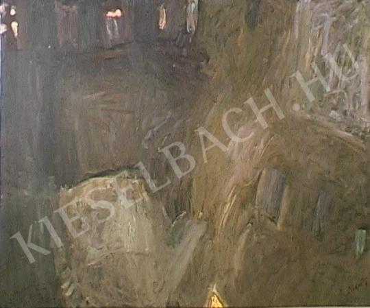 Nádor, Tibor - Corridors and Inner Yard, 2001 painting