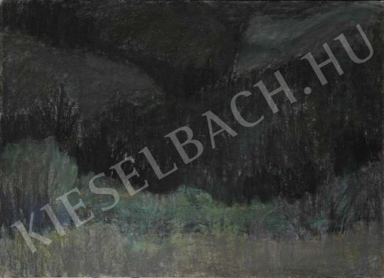 Nádor, Tibor - The Bottom of Mountain Nyerges, 2001 painting